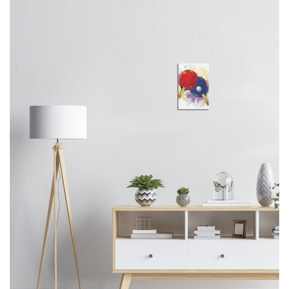 Color Splash Poster - Table tennis Wall art