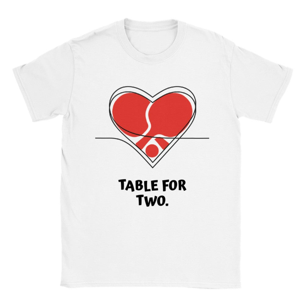 Valentine's day T-shirt - Table for two - Unisex