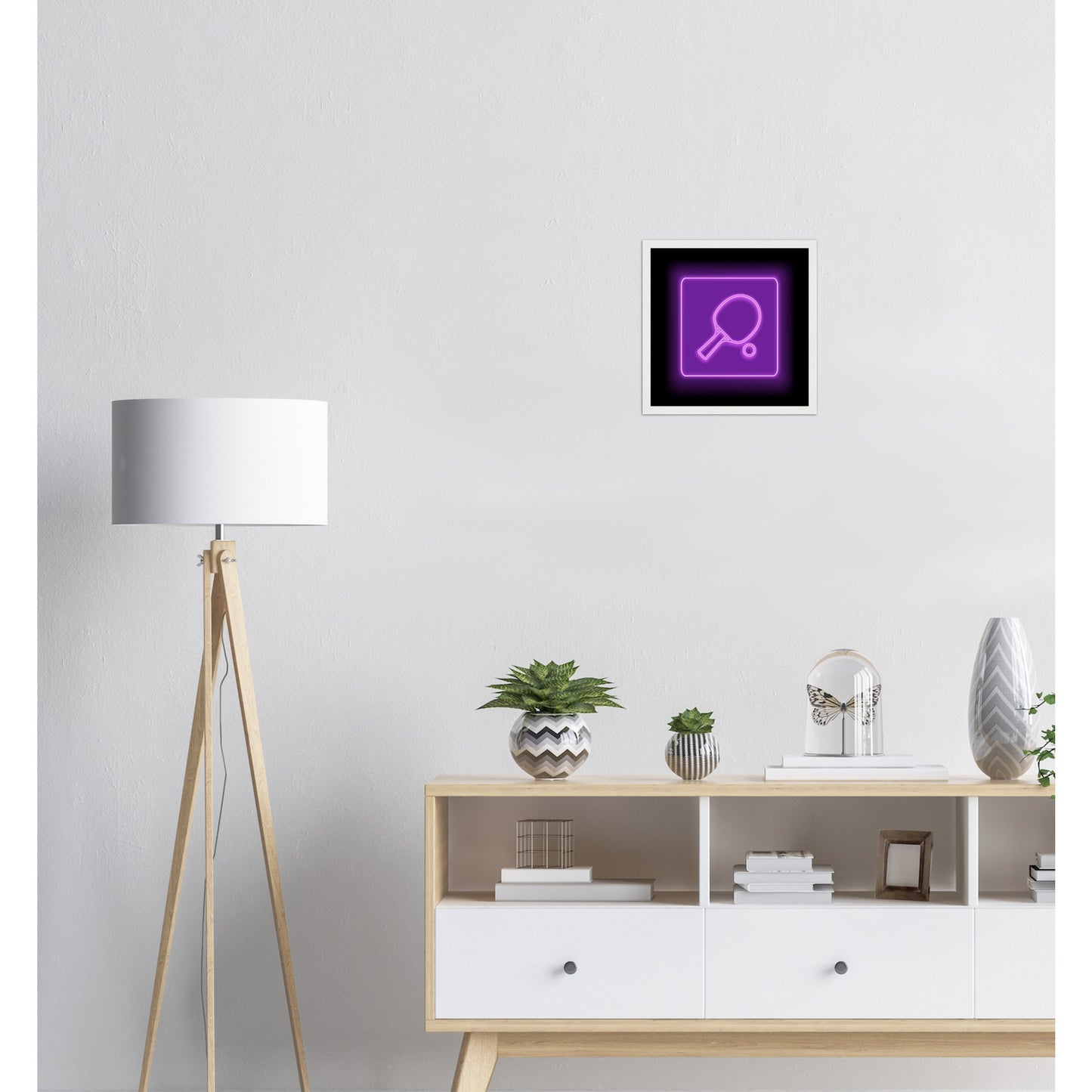 Neon Poster - Table Tennis