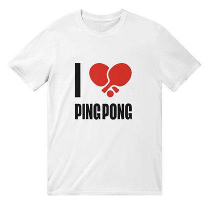 I love ping pong - Unisex T-Shirt - table tennis shirt