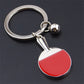 Table Tennis Racket-shaped Keychain Souvenir