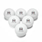 Ping Pong Balls, Add custom text, personalized table tennis balls, 6 pcs