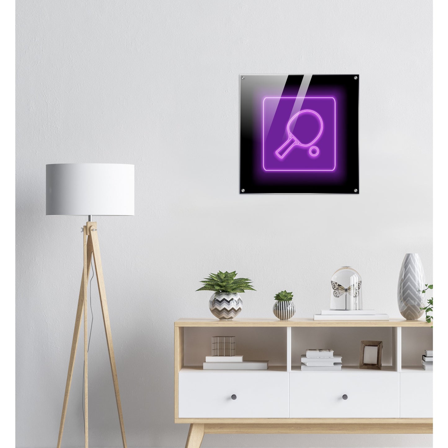 Neon Poster - Table Tennis