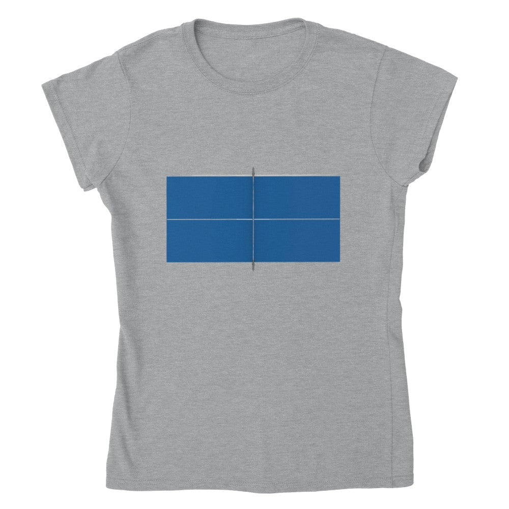 Ping Pong Table - Women's T-Shirt - Premium Design