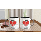 Valentine's mug - Ping pong gift - Table tennis mug