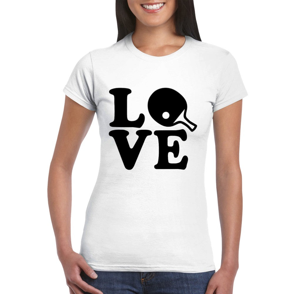 Table Tennis Love - Women's T-Shirt