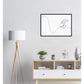 Line Art Poster - Table Tennis - Men's Champion