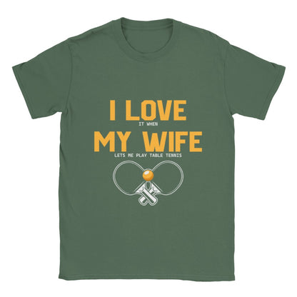 Funny T-Shirt - Table tennis wife - Unisex