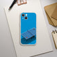 Minimalistic phone case - table tennis