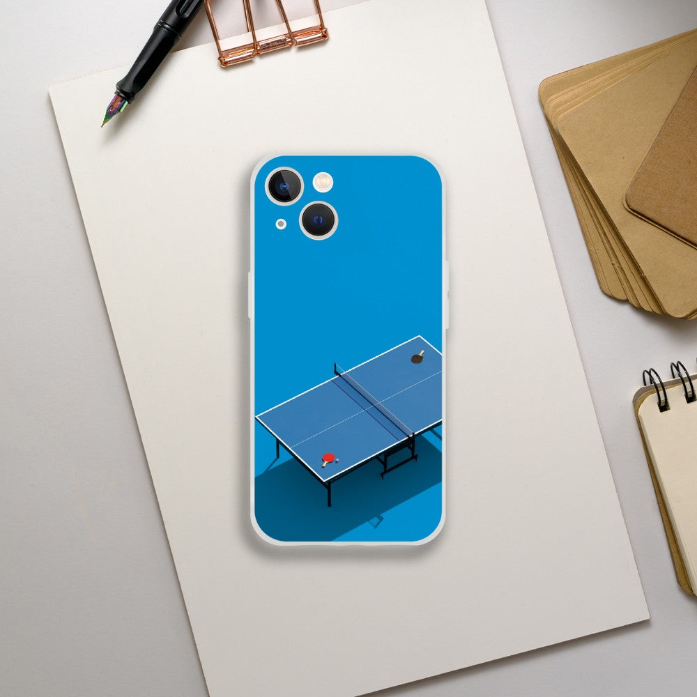 Minimalistic phone case - table tennis