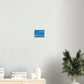 Minimalistic Art Poster - Table tennis Wall Art - Horizontal
