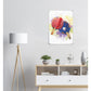 Color Splash Poster - Table tennis Wall art