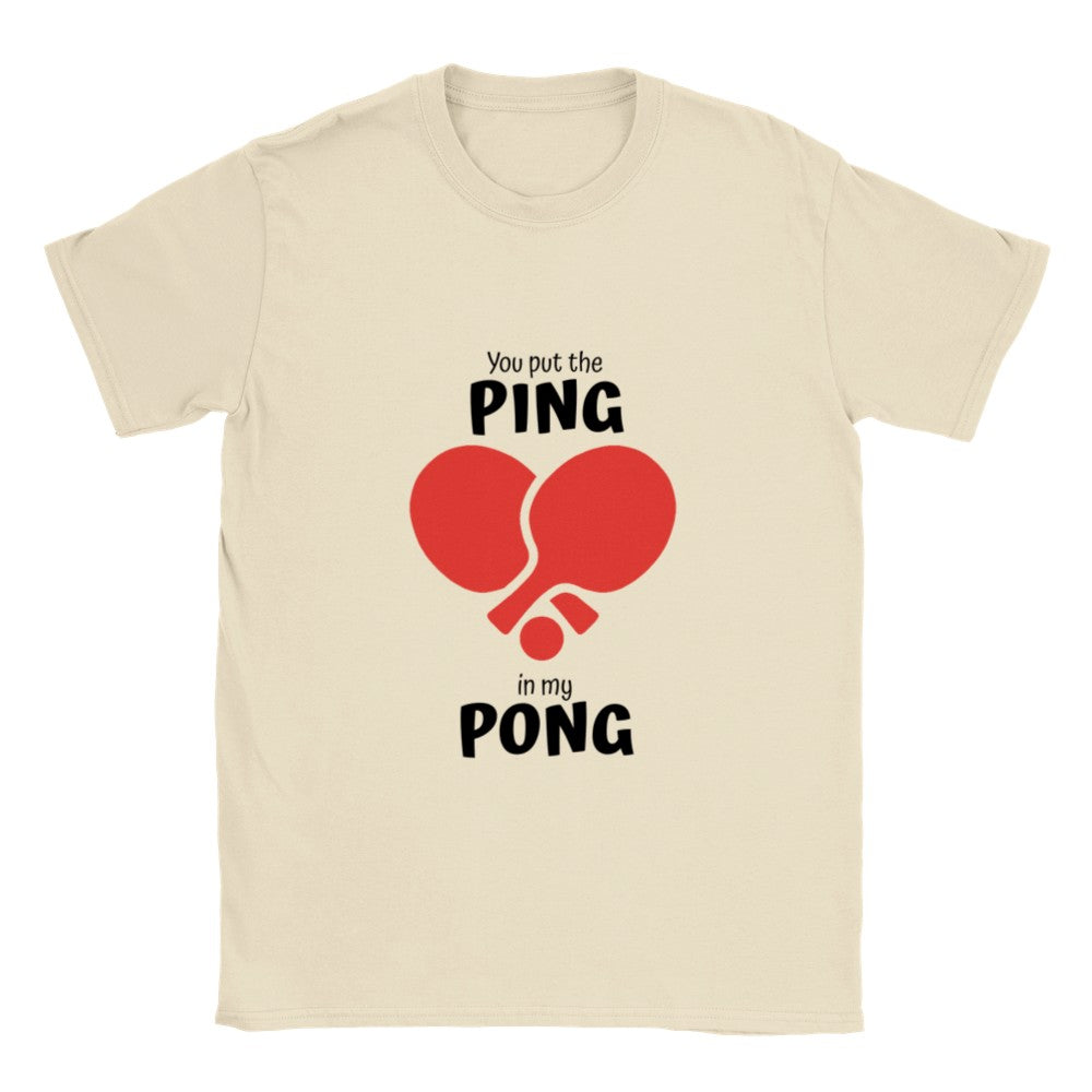 Valentine's day T-shirt - Ping pong gift - Unisex