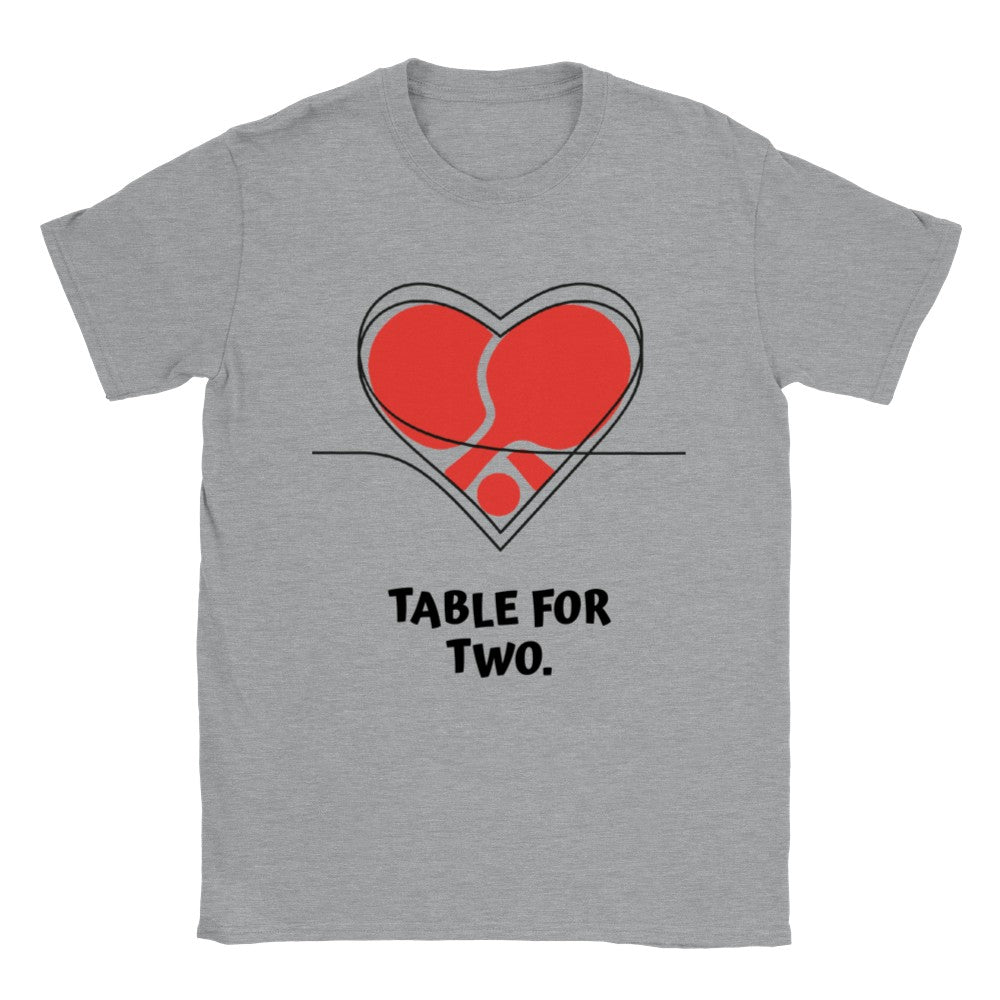 Valentine's day T-shirt - Table for two - Unisex