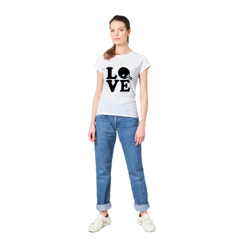 Table Tennis Love - Women's T-Shirt