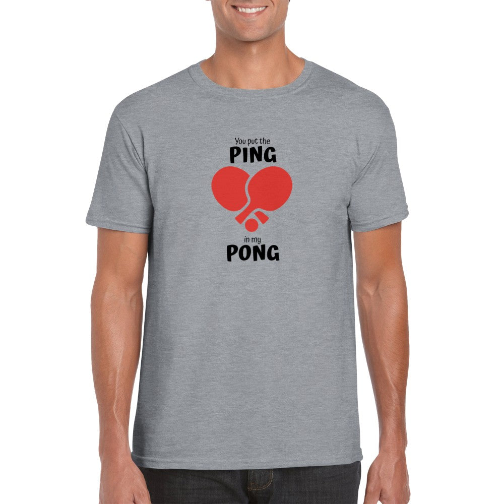 Valentine's day T-shirt - Ping pong gift - Unisex