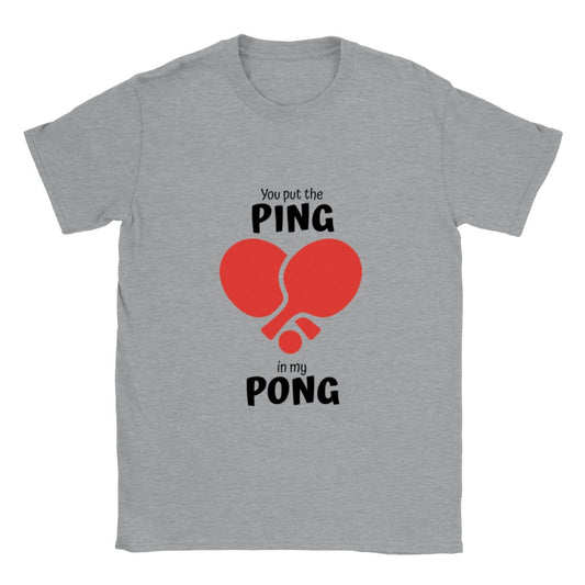 Valentine's day T-shirt - Ping pong gift - Unisex