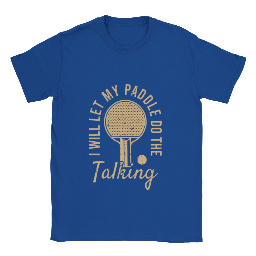 Funny T-Shirt with ping pong paddle - Unisex