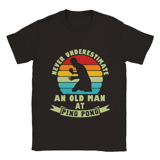 Funny T-Shirt - Table tennis old man - Unisex