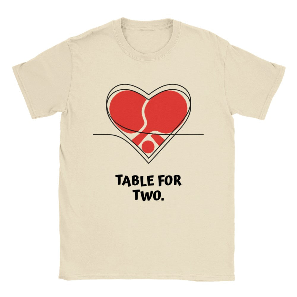 Valentine's day T-shirt - Table for two - Unisex