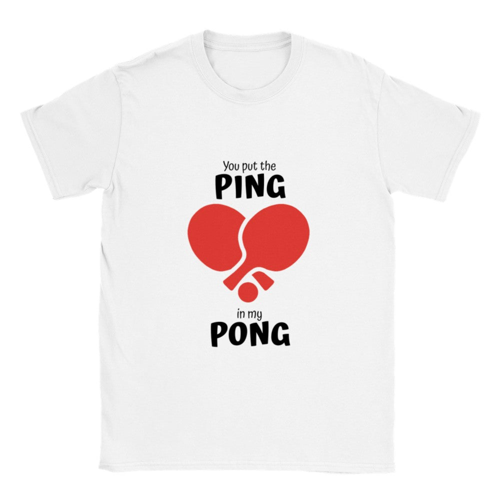 Valentine's day T-shirt - Ping pong gift - Unisex