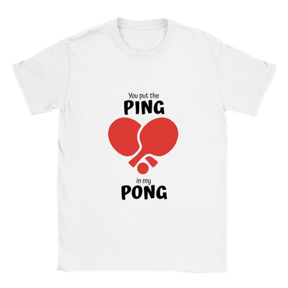 Valentine's day T-shirt - Ping pong gift - Unisex