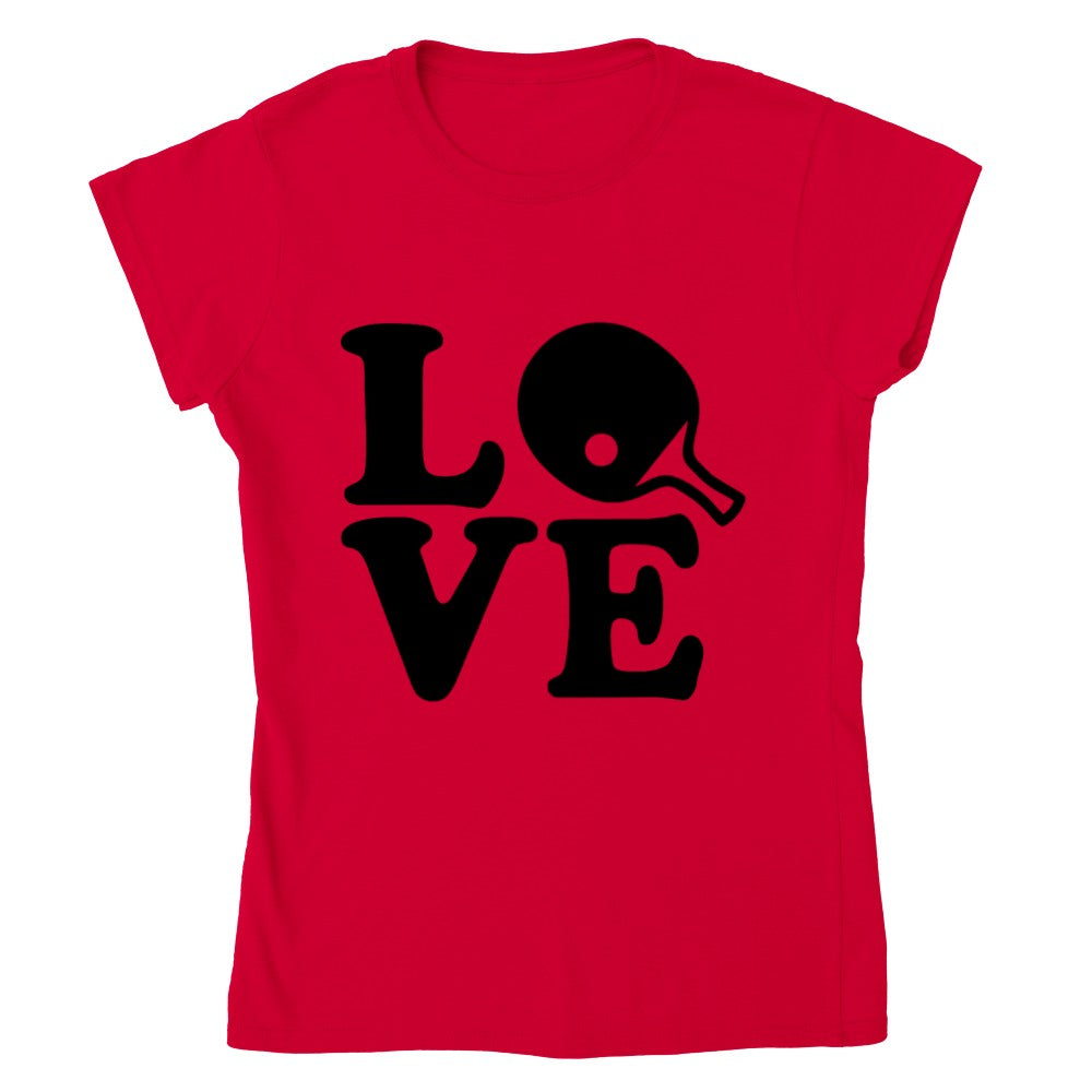 Table Tennis Love - Women's T-Shirt