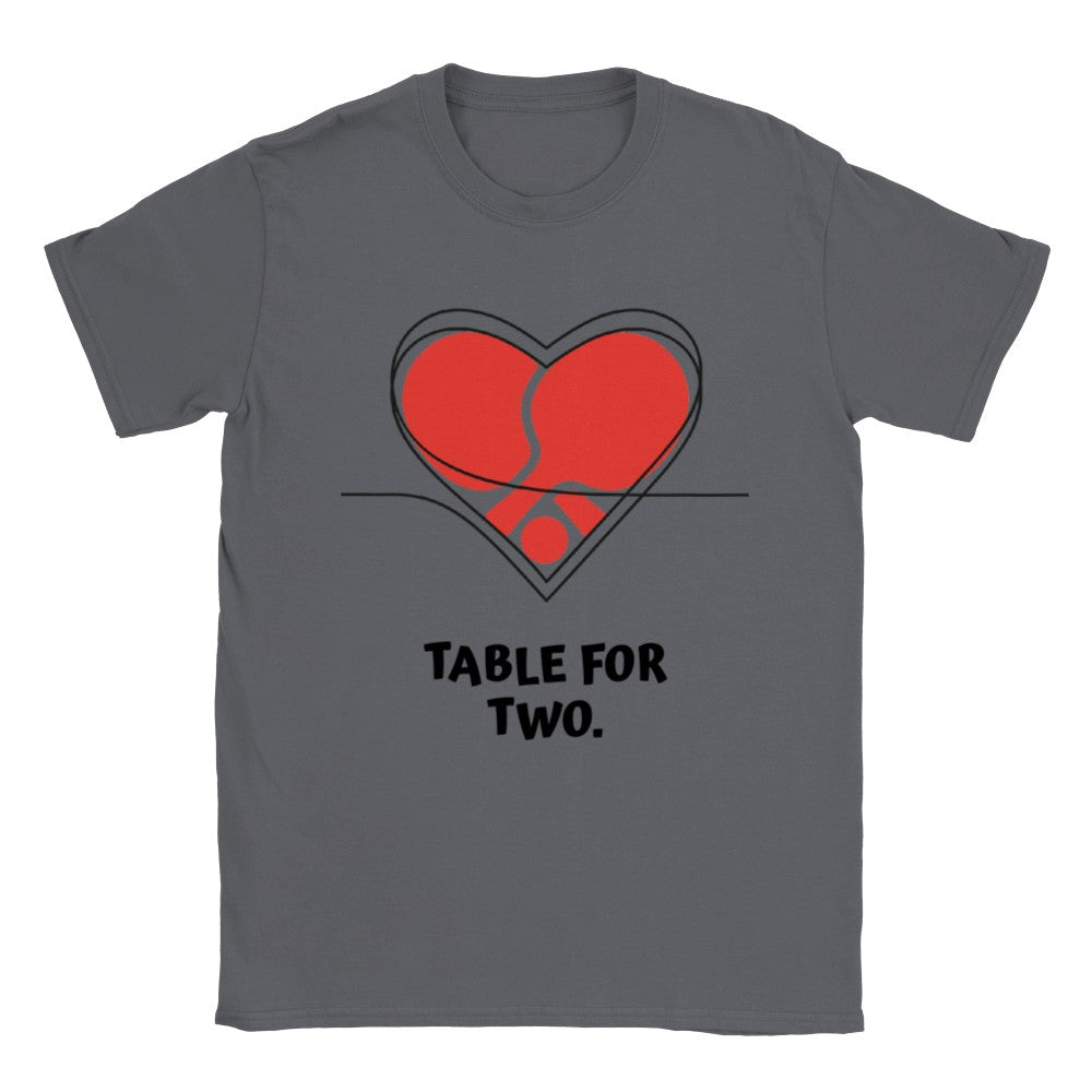 Valentine's day T-shirt - Table for two - Unisex