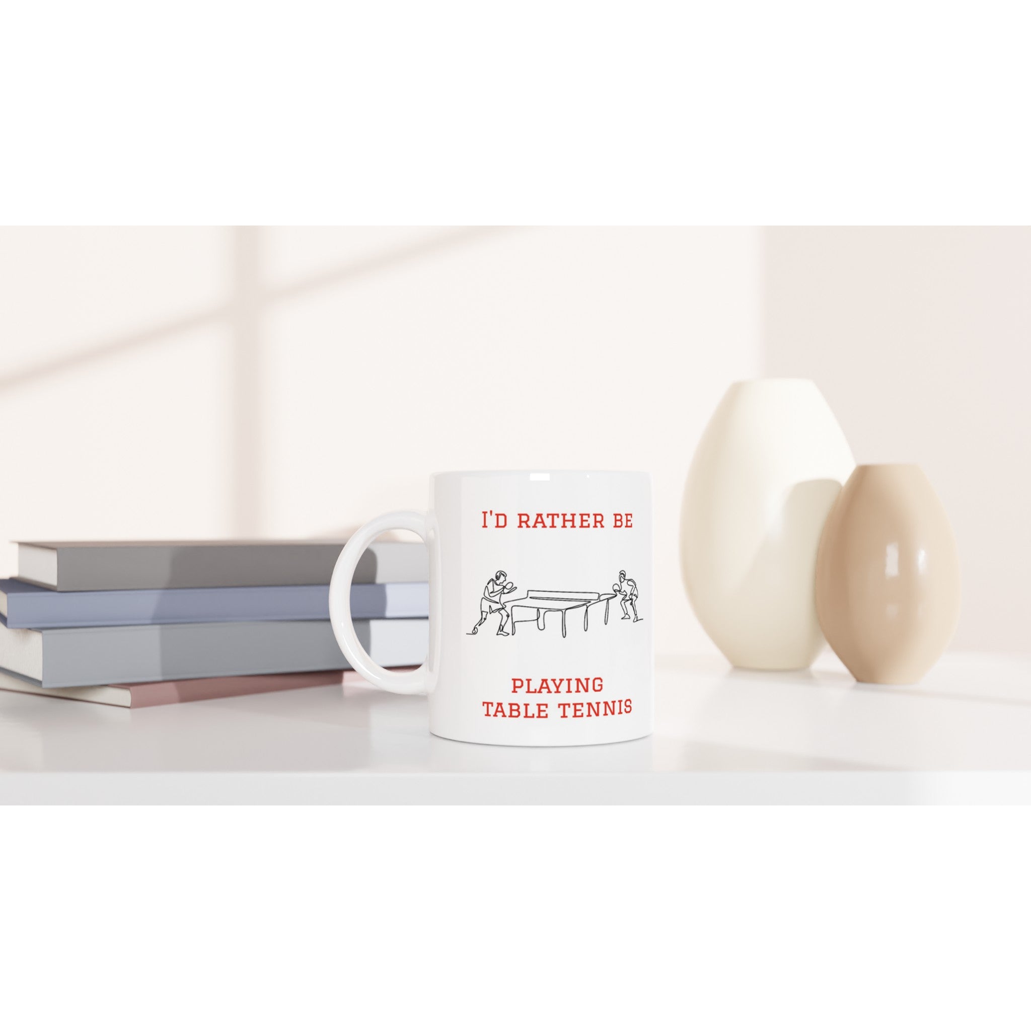 Tazza Da 10 Once “I'd Rather Be Playing Tennis” – Idea Regalo Per Appassionati Di Tennis