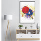 Color Splash Poster - Table tennis Wall art