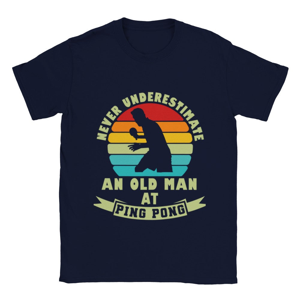 Funny T-Shirt - Table tennis old man - Unisex