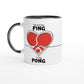 Valentine's mug - Ping pong gift - Table tennis mug