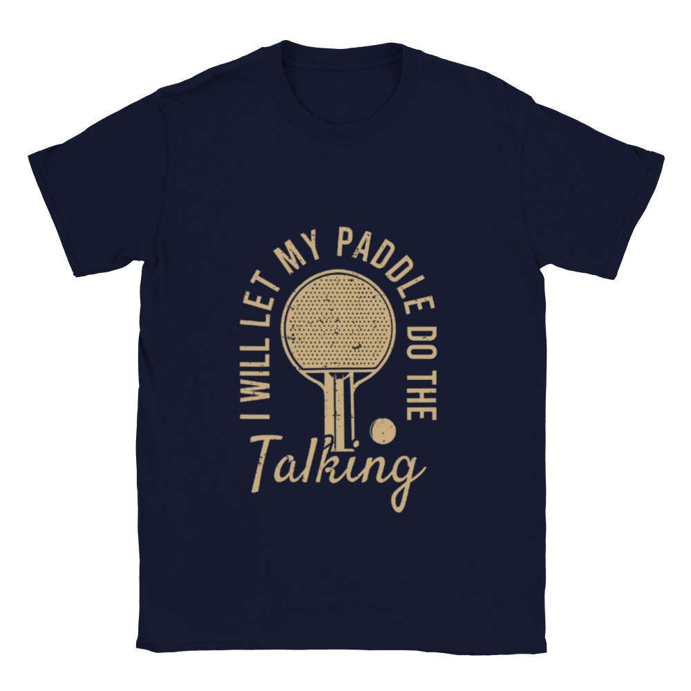 Funny T-Shirt with ping pong paddle - Unisex