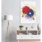 Color Splash Poster - Table tennis Wall art