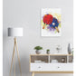 Color Splash Poster - Table tennis Wall art