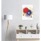 Color Splash Poster - Table tennis Wall art